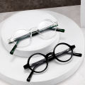 KAEDEK Trend Printed Frame Acetate Reading Glasses Men Eye Protection Anti-Blue Light Presbyopia Eyeglasses.