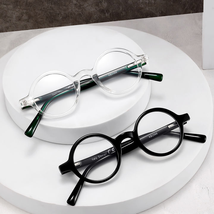 KAEDEK Trend Printed Frame Acetate Reading Glasses Men Eye Protection Anti-Blue Light Presbyopia Eyeglasses