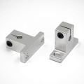 2Pcs- SK8 Linear Rail Shaft Support Bracket 8mm Bore SK8 8mm Linear Bearing Rail Support XYZ Shaft Table CNC Bracket. 