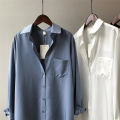 Women's Long Sleeve Casual Work Shirt Polyester Regular Fit Office Blouse Tops Elegant Business Wear. 