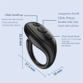 Bluetooth 5.3 Fingertip Remote Control Ring Flipping Video Controller for Phone Apps. 