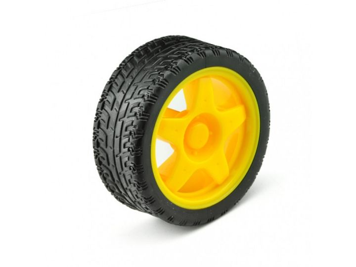 65Mm%20Rubber%20Wheels%20For%20Robotics%20With%20Yellow%20Frame%20And%20Black%20Tire%20(2%20Pieces)%20-%20Power%20Bank%20Circuit%20-%20Image%202