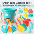 【Shop Now and Save】 Children Beach Toys Summer Outdoor Games Sand Play Plastic Bucket Watering Bottle Shovels Kids Beach Water Game Toys Tools Gifrs.