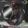 2024 Bluetooth Call Sport Fitness Smartwatch AMOLED Screen Smart Watch Men IP68 Waterproof 700mAh Battery Ultra Long Standby. 