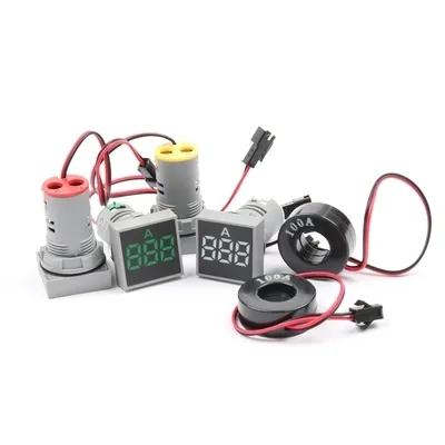 Ammeter%2022.5mm%20Square%20Panel%20LED%20Digital%20Ampere%20Meter%20Current%20Meter%20Indicator%20Light%20With%20CT,%200-100A,%20Five%20available%20color%20-%20Kings%20Trading%20-%20Image%203