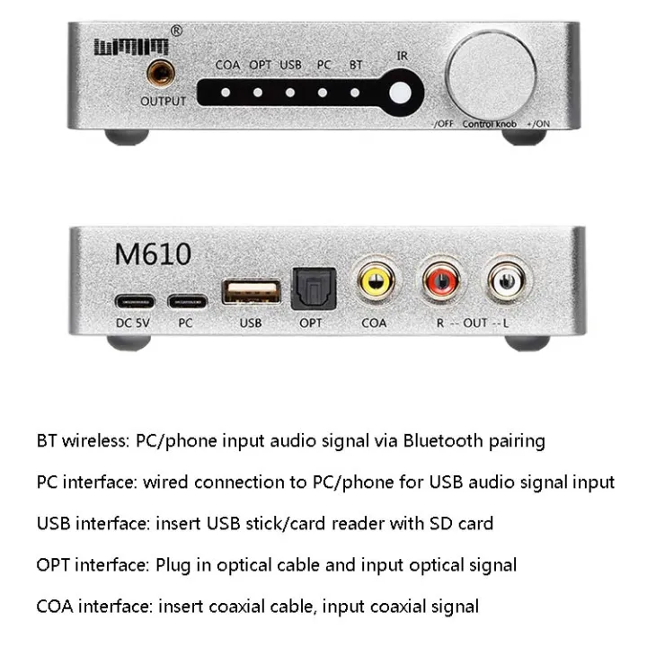 HIFI%20Audio%20Decoder%20PCM1794%2096KHz/24bit%20Lossless%20Digital%20Decoder%20Wireless%20Bluetooth%205532DD%20Op%20Amp%20USB%20Lossless%20Playback%20OTG%20-%20Image%202