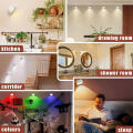 Portable LED Wall Light Versatile Multicolor Rechargeable Lamp Adjustable 360° Rotatable Lamp for Home lighting Outdoor.