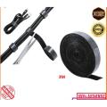 1M Baseus Cable Organizer Tape Reusable Adhesive Fastener Tape Back Strong Hook and Loop Fastener Cable Ties Curtain Fastener Magic Tape. 