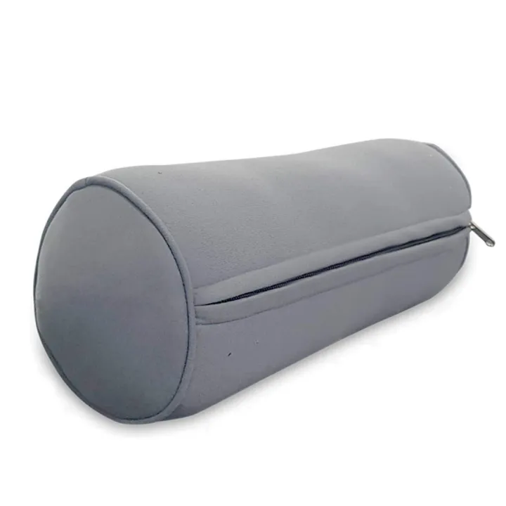 Comfort%20Foam%20Neck%20Roll%20and%20Cervical%20Bolster%20Round%20Pillow%20with%20Removable%20Washable%20Soft%20Cover%20for%20Spine%20and%20Neck,%20Back,%20Lumbar,%20Leg,%20Vertebra,%20Shoulder%20Relaxer,%20Pain%20Relief%20&%20Support%20(18.5"%20X%206.5")%20-%20Image%203