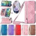 Zipper Leather Flip Wallet Case For OPPO Realme 10 9 Pro Plus 9i 8i 8 7 6 C12 C15 C25 C25S C21Y C25Y C31 C35 Phone Cover Bags. 
