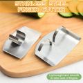 Stainless Steel Finger Protector Anti-cut Finger Guard Safe Vegetable Cutting Hand Protecter Kitchen Gadgets Kitchen Accessories. 