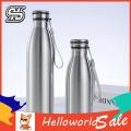 Helloworld 1 PCS 650ml/1000ml Stainless Steel Large Capacity Portable Outdoor Sports water  Bottle with Handle Sports Bottle Water Cup - water bottle. 