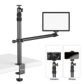 VIJIM LS02 Camera Desk Mount Stand with Auxiliary Holding Arm. 