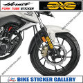 Fork Tube Sticker for  Hornet Bike - Zigzag Design  ( Waterproof & Premium quality) / Bike Sticker Gallery. 