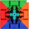 Rubik's Cube Sticker less 2x2 Puzzle Speed Cube. 