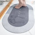 Super Absorbent Floor Mat with Non-Slip Bottom/Non-Slip Pvc Bathroom Floor Mat Easy to Clean.