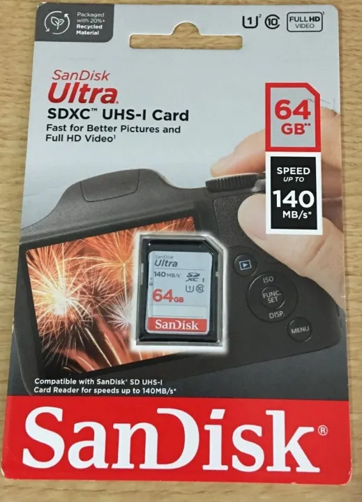 Sandisk%20Ultra%2064GB%20140Mbps%20SDXC%20UHS-I%20Memory%20Card%20-%20Image%205