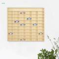 1:64 Toy Car Display Case 60 Grids Multifunctional Model Car Display Stand 60 Grids and 1 Shelf. 