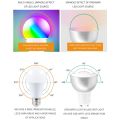 Rgb Light 15W Remote Control Smart Led Bulb E27 with Remote Control. 