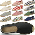 2022 Summer Autumn Men Canvas Shoes Breathable Men's Casual Shoes Slip-On Hemp Shoes Graffiti Espadrilles Women Footwear Flats Wearhouse.