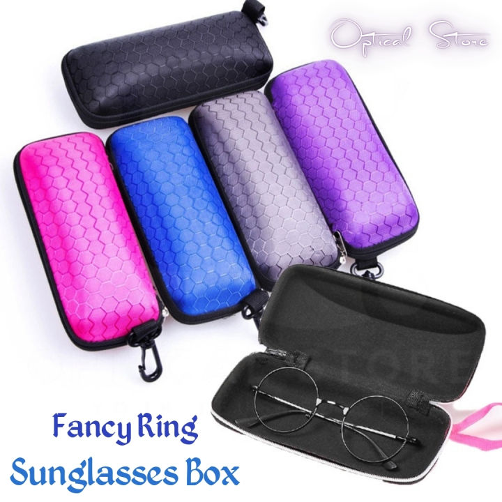 Fancy%20Ring%20Style%20Compression%20Resistant%20Waterproof%20Eyeglass%20Protector%20Spectacle%20Box%20With%20Lanyard%20Zipper%20EVA%20Fabric%20honeycomb%20Surface%20Women%20Men%20Sunglasses%20#fancy.ring%20-%20Image%202