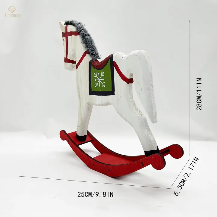 Rocking%20Horse%20Christmas%20Tabletop%20Decoration%20for%20Scene%20Arrangement%20-%20Image%203
