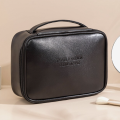 EH 1PC Women PU Leather Cosmetic Bag Large-Capacity Travel Toiletry Waterproof Storage Case Portable Girls Make Up Organizer. 