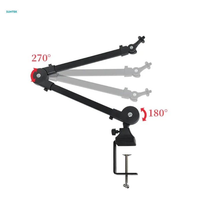 Microphone%20Arm%20Mic%20Stand%20Desk%20Mounted%20Foldable%20Clip%20on%20Cable%20Management%20Holder%20Accessory%20360%C2%B0%20Rotation%20Space%20Saving%20for%20Video%20Gaming%20-%20Image%203