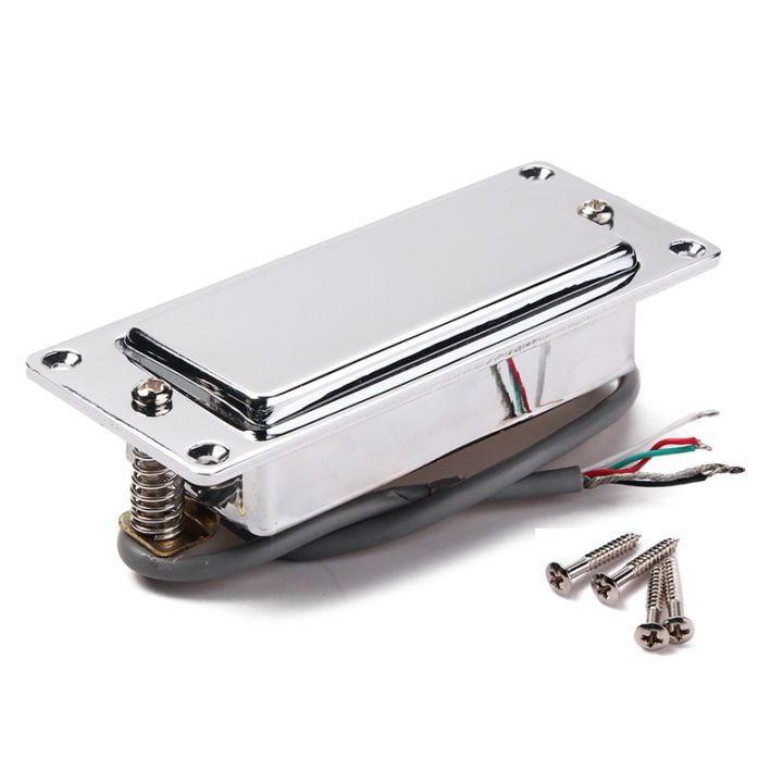 Chrome%20galactic%20Mini%20LP%20Guitar%20Humbucker%20Pickup%20Sealed%20Pick%20Up%20Music%20Repair%20Parts%20-%20Image%203