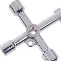 4 Way Utility Key for Electric Water Gas Meter Box Cupboard Cabinet Opening Key Sunlight Mall.