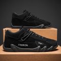 High-quality Leather Men's Shoes New Breathable Men's Platform Sneakers.