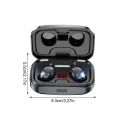 TWS-X10 Wireless Bluetooth-Compatible 5.0 Headset Whit Charging Box Headphone Stereo Waterproof Earbuds Earphone With Microphone. 