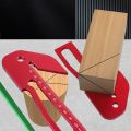 Portable Precision Right Angle Line Gauge Carpentry Square 45 Degree Center Finder Measuring Tool High Quality Center Scriber. 