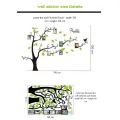 3d wall sticker picture frame tree large green waterproof self adhesive. 