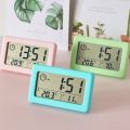 Digital Alarm Clock Thermometer Hygrometer Meter LED Indoor Electronic Humidity Monitor Clock Desktop Table Clocks For Home.
