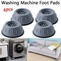 4Pcs Anti Vibration Feet Pads Washing Machine Rubber Mat Anti-Vibration Pad Dryer Non-Slip Universal Fixed Washing Machine Stand. 