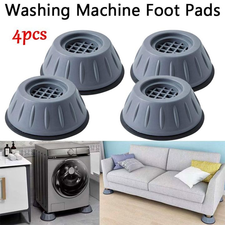 4Pcs Anti Vibration Feet Pads Washing Machine Rubber Mat Anti-Vibration Pad  Dryer Non-Slip Universal Fixed Washing Machine Stand | Daraz.com.bd