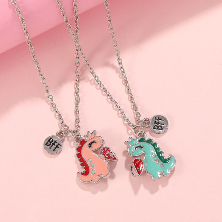 Pair%20Of%20Little%20Dinosaur%20Pendant%20Necklaces%20BFF%20LOVERS%20Heart%20Patchwork%20Necklace%20Podazz%20-%20Image%207
