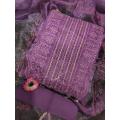SK Fashion Organza Tissu Shalwar Kameez - Comfortable and Suitable for All Seasons and Occasions.