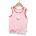 Seamless cotton children's vest summer new boys and girls baby suspender sleeveless boneless base thin pajamas tide. 