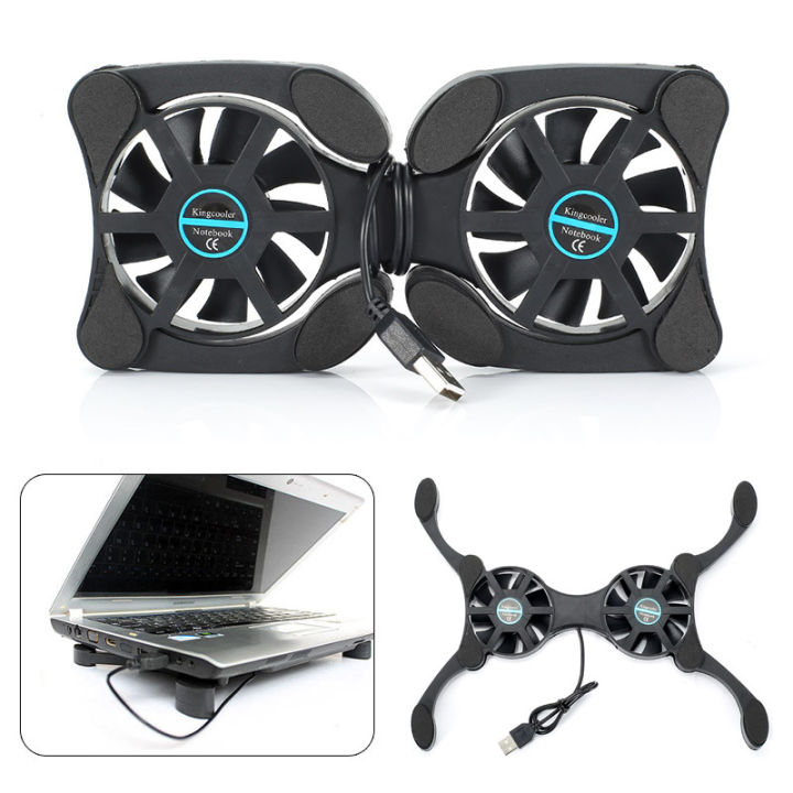 Rotatable USB Fan Cooling Pad 2 Fans Cooler Notebook Cooler Computer Laptop Stand USB Fan for 7-15 PC Laptop PC Computer