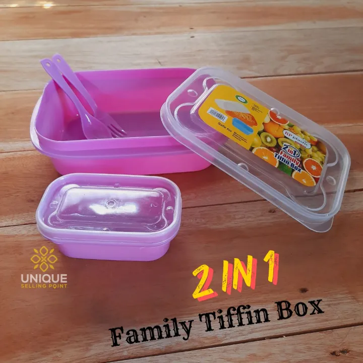 2 in 1 Family Tiffin Box, Two in One Family Tiffin Box ( Full Set )