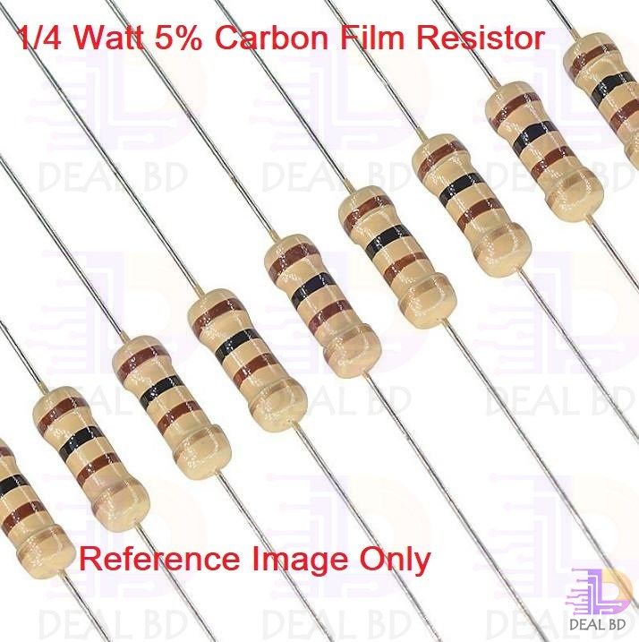 50Pcs%201K%20Resistor%201K%20Ohm%20Carbon%20Film%20Resistor%201K%201/4W%20Resistance%200.25%20Watt%205%25%20Tolerance%20Fixed%20Resistors%20For%20Passive%20Components%20Parts%20-%20Image%204