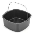Non-stick Cake Baking Tray Basket Airfryer for Philips Baking Dish Pan Air Fryer Kitchen Air Fryer Accessories Baking Basket. 