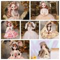 GROVERT Princess Toy 30CM Movable Joint Doll Plastic Safety Girl Dress Up Toys Cute Baby Doll Girl. 