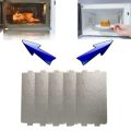 5pcs Mica Plate 11.6 X 6.5cm Universal Microwave Oven Mica Sheet Wave Guide Waveguide Cover Sheet Plates Kitchen Accessories.