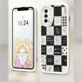 【Big-promotion】 FINDWORLD for A55 Cartoon Cute Bears Lambskin Texture Soft Back Cover Phone Case.