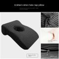 Nap Sleeping Face Pillow Foam Slow Rebound Desk with Hollow Design for Down Sleeper Back Support. 