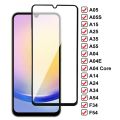 100D Tempered Glass For Samsung Galaxy A05 A15 A25 A35 A55 Screen Protector A04 A14 A24 A34 A54 F04 F14 F34 F54 Protective Film. 