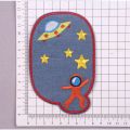 Denim Stickers Clothes Elbow Pants Knee Wear-Resistant Embroidery Cloth Stickers Clothes Badges Armbands Pants Patches Appliqués With Adhesive Backing Can Be Ironed Can Hand-Sewn diy Materials. 
